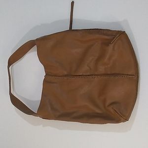 Christopher Kan leather hobo whip stitched handbag tan